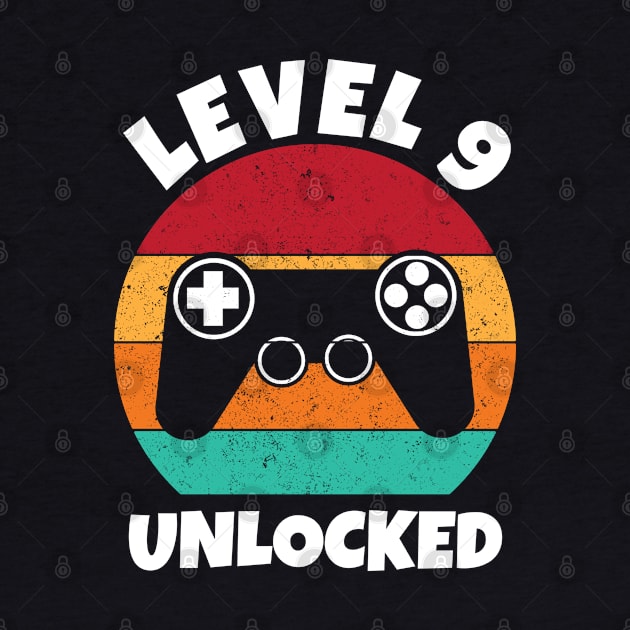 Level 9 Unlocked Video Game Birthday by HammerSonic